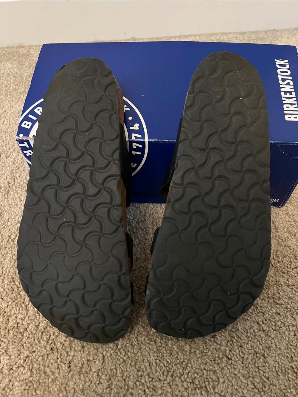 Birkenstock Mayari Black Triple-Strap Leather Sandals - Picture 7 of 7